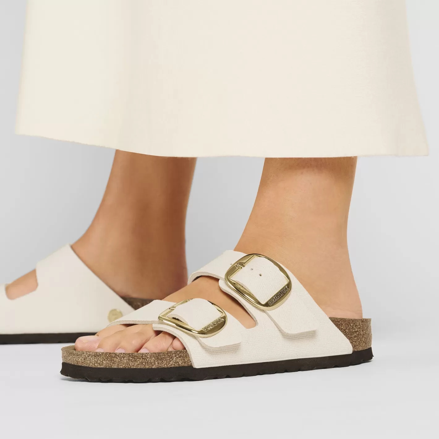 Birkenstock Arizona Big Buckle Rivet Logo-Dames Twee Riemen