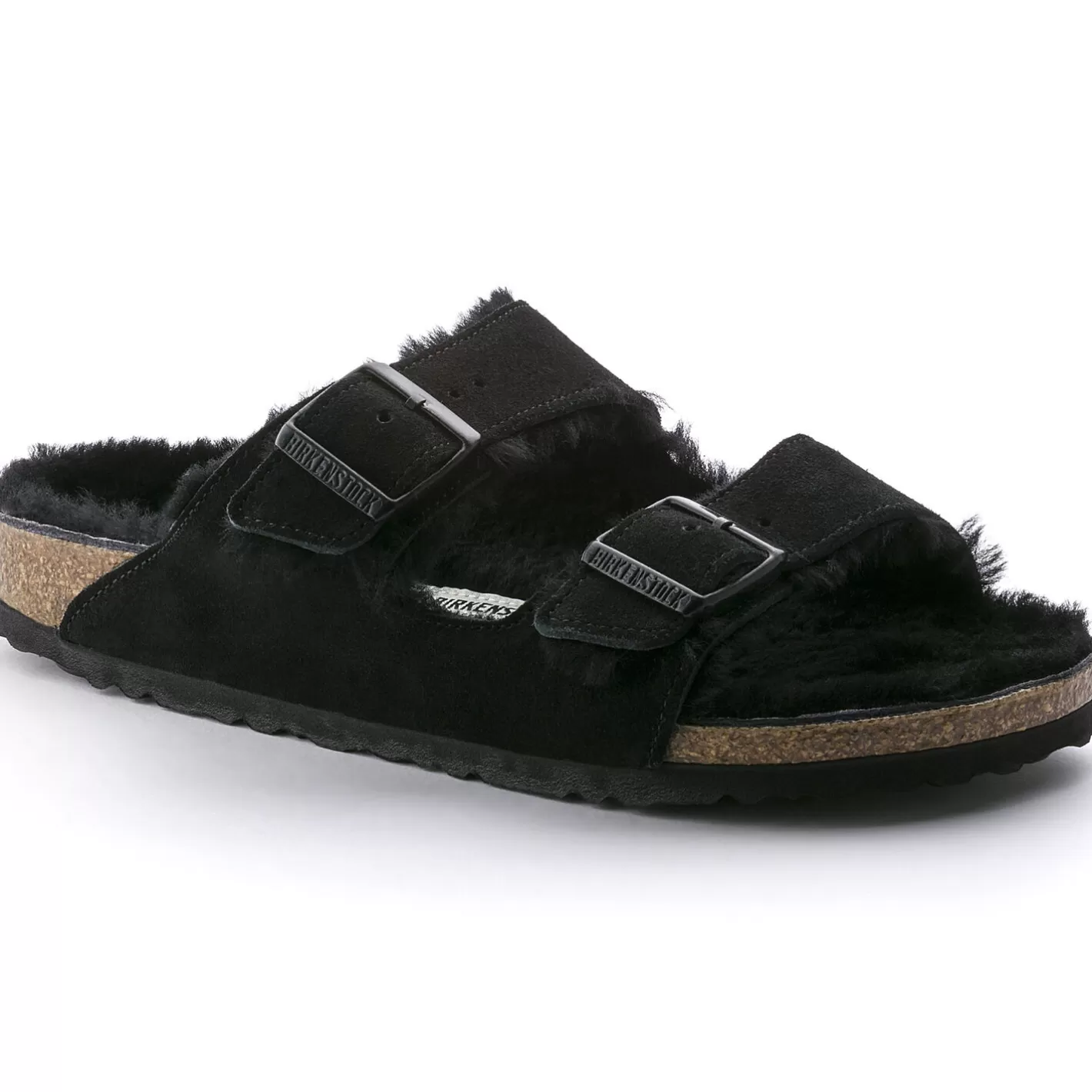 Birkenstock Arizona Lamsvel-Heren Twee Riemen