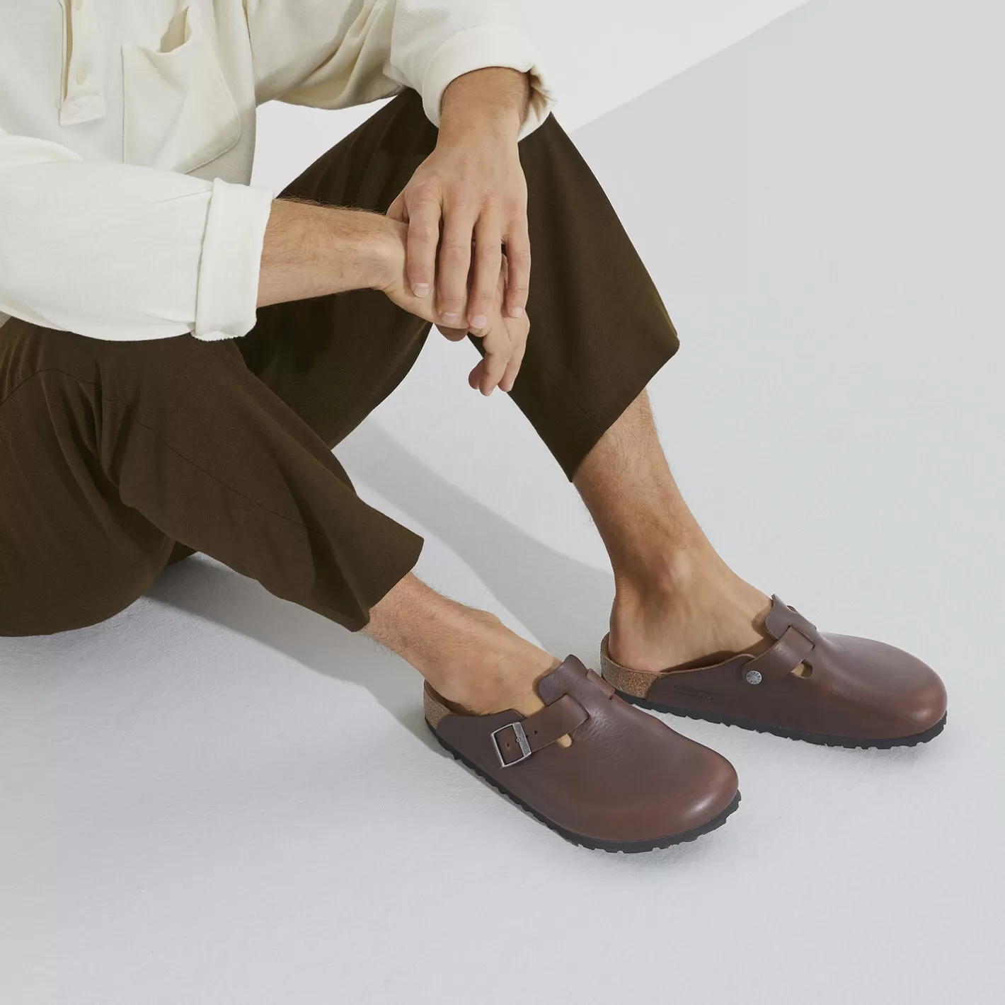 Birkenstock Boston Grip-Heren Klompen En Muilen