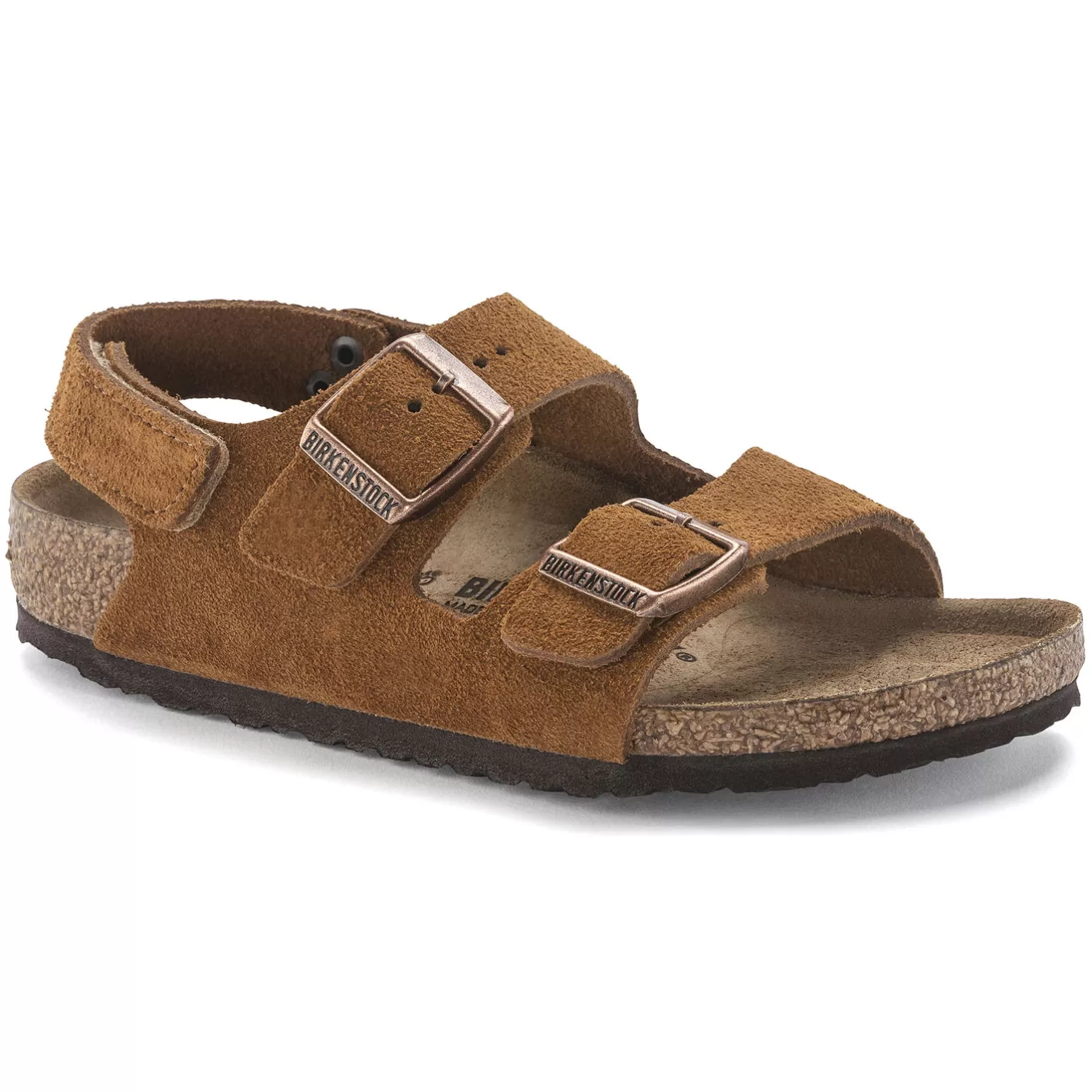 Birkenstock Milano Hl Suede Kids-Kinderen Klittenbandsandalen