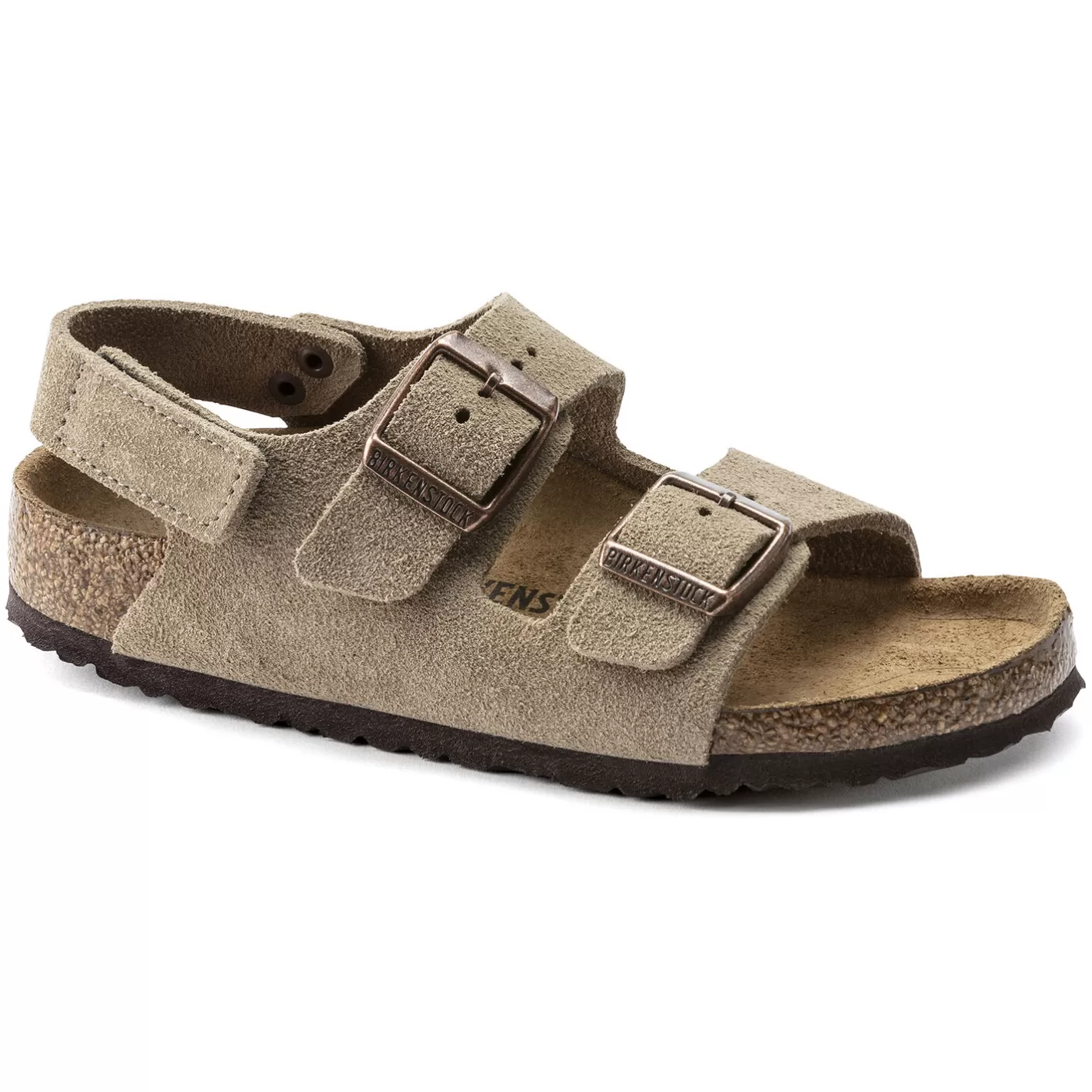 Birkenstock Milano Hl Suede Kids-Kinderen Klittenbandsandalen