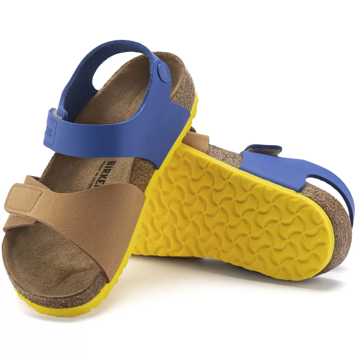 Birkenstock Palu Kids Logo Bs-Kinderen Klittenbandsandalen