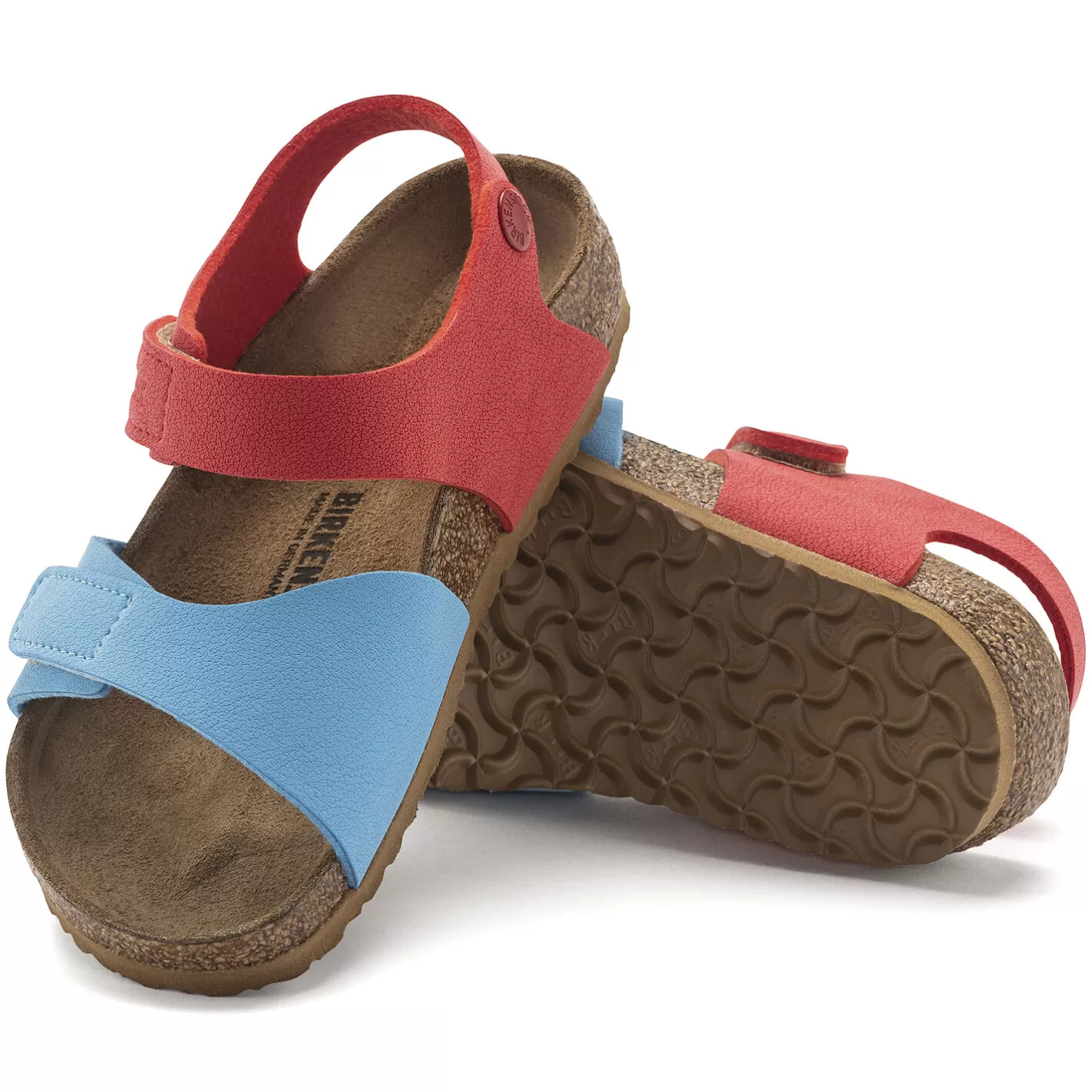 Birkenstock Palu Kids Logo Bs-Kinderen Klittenbandsandalen